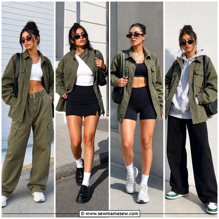 30 Spring Outfits With Utility Jackets for Cool Layering