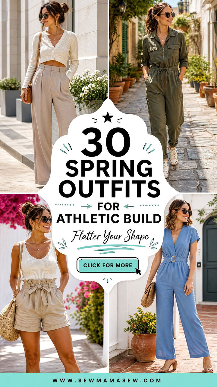 30 Spring Outfits for Athletic Build to Flatter Your Shape - 30 Spring Outfits for Athletic Build to Flatter Your Shape