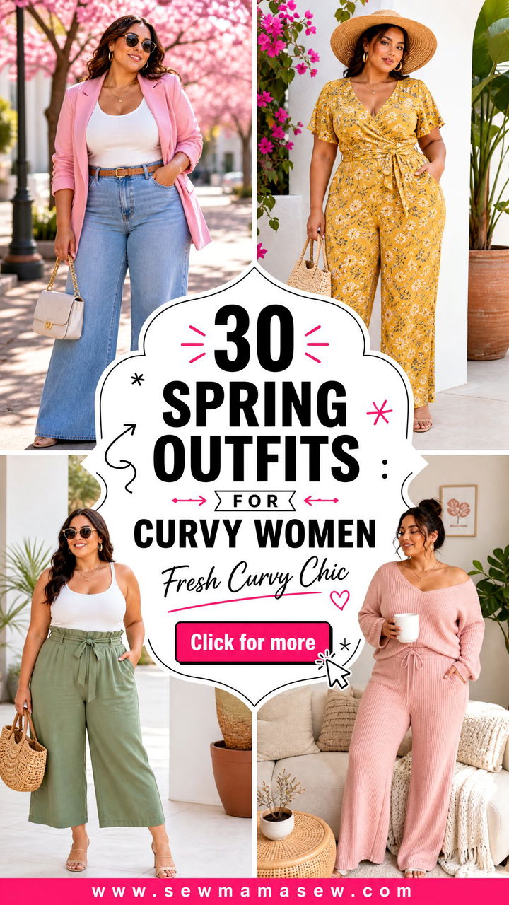 30 Spring Outfits for Curvy Women That Feel Fresh and Chic - 30 Spring Outfits for Curvy Women That Feel Fresh & Chic