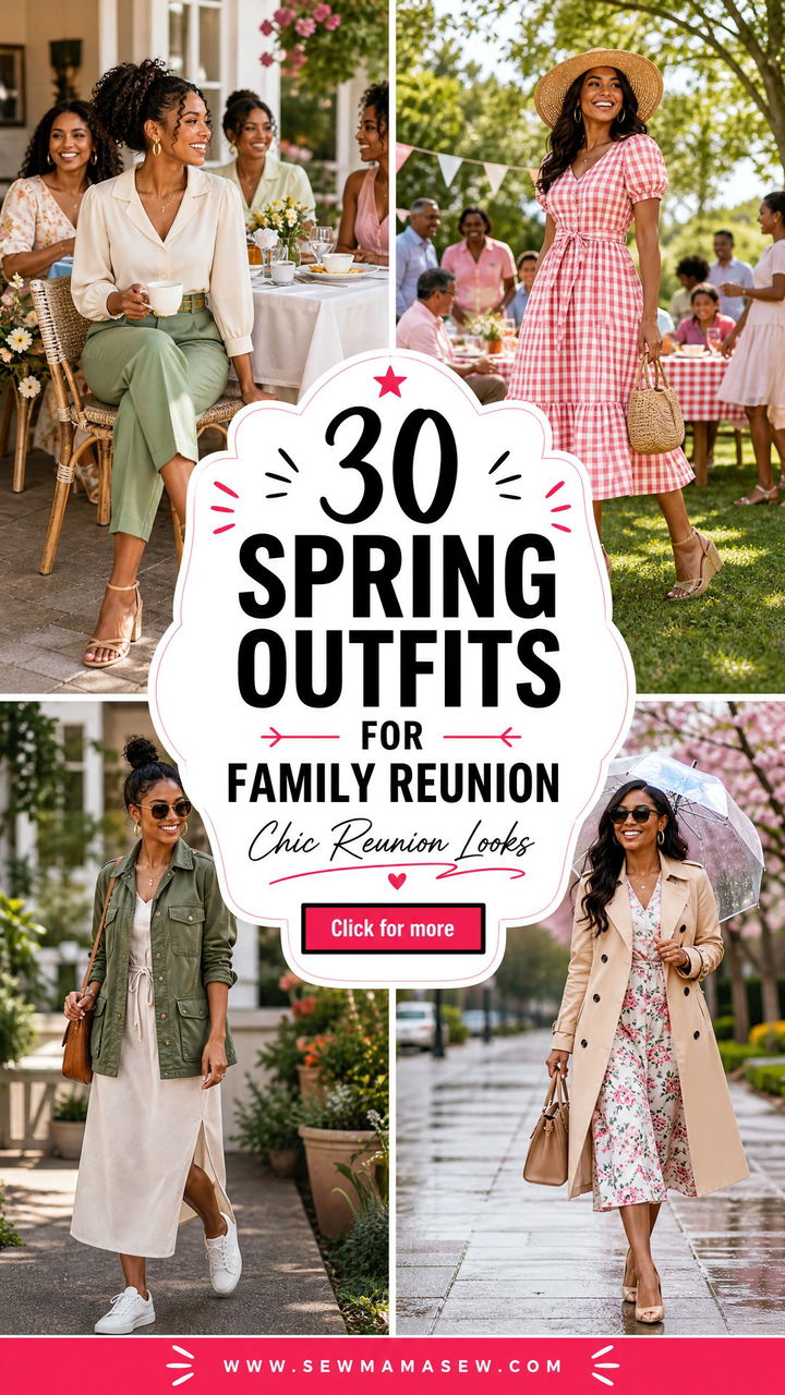 30 Spring Outfits for Family Reunion Chic Photo Looks - 30 Spring Outfits for Family Reunion: Chic Photo Looks