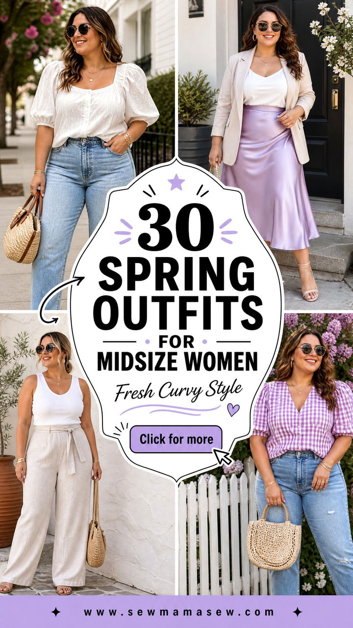 30 Spring Outfits for Midsize Women Fresh Style Ideas - 30 Spring Outfits for Midsize Women: Fresh Style Ideas