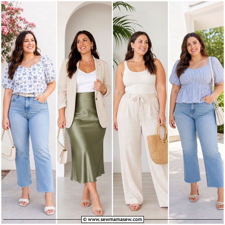 30 Spring Outfits for Midsize Women Fresh Style Ideas