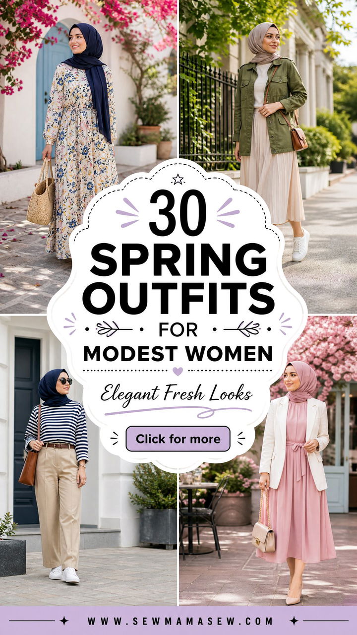 30 Spring Outfits for Modest Women Elegant Fresh Looks - 30 Spring Outfits for Modest Women: Elegant Fresh Looks