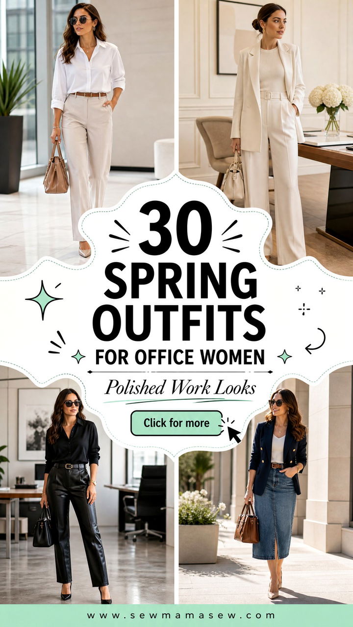 30 Spring Outfits for Office Women Polished Work Looks - 30 Spring Outfits for Office Women: Polished Work Looks