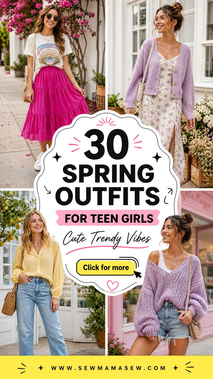 30 Spring Outfits for Teen Girls With Cute Trendy Vibes - 30 Spring Outfits for Teen Girls With Cute Trendy Vibes