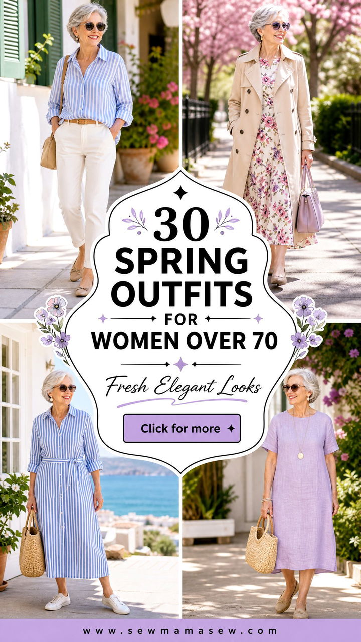 30 Spring Outfits for Women Over 70 That Feel Fresh and Elegant - 30 Spring Outfits for Women Over 70 That Feel Fresh and Elegant