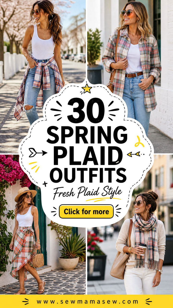 30 Spring Plaid Outfits for Fresh Seasonal Style - 30 Spring Plaid Outfits for Fresh Seasonal Style