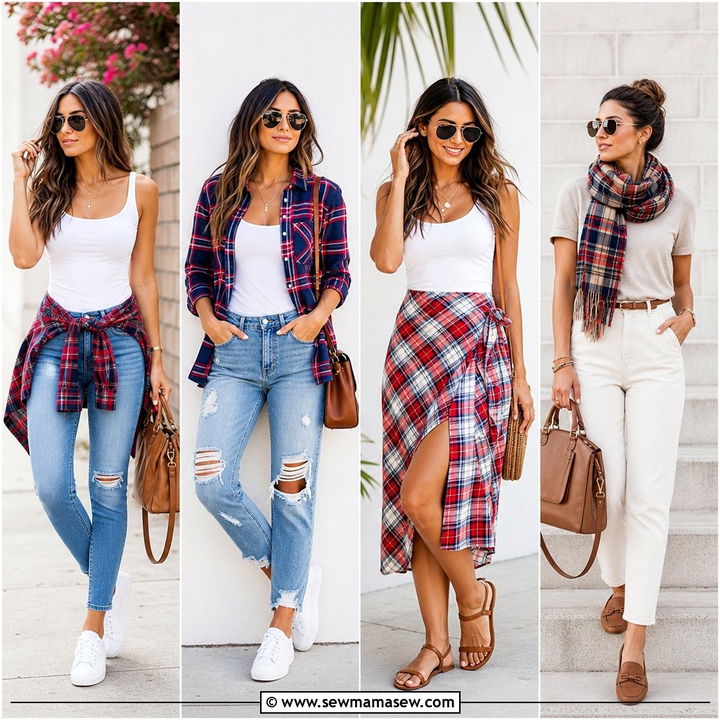 30 Spring Plaid Outfits for Fresh Seasonal Style