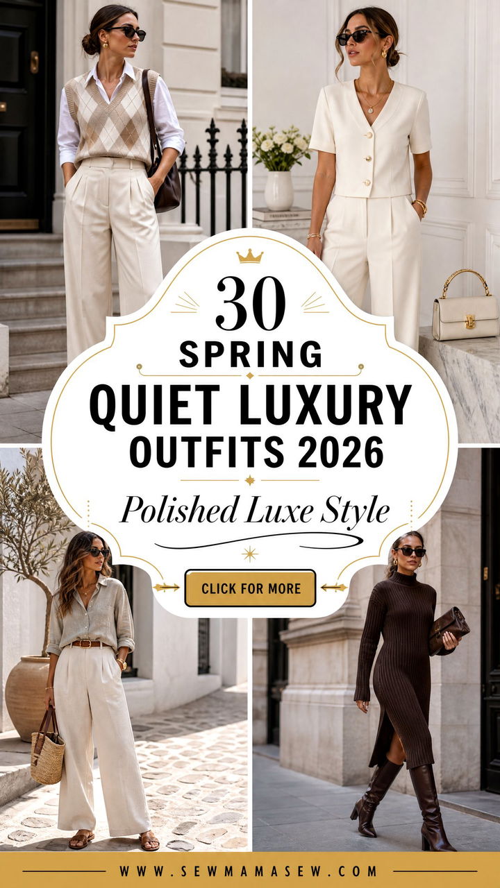 30 Spring Quiet Luxury Outfits 2026 for Polished Style - 30 Spring Quiet Luxury Outfits 2026 for Polished Style