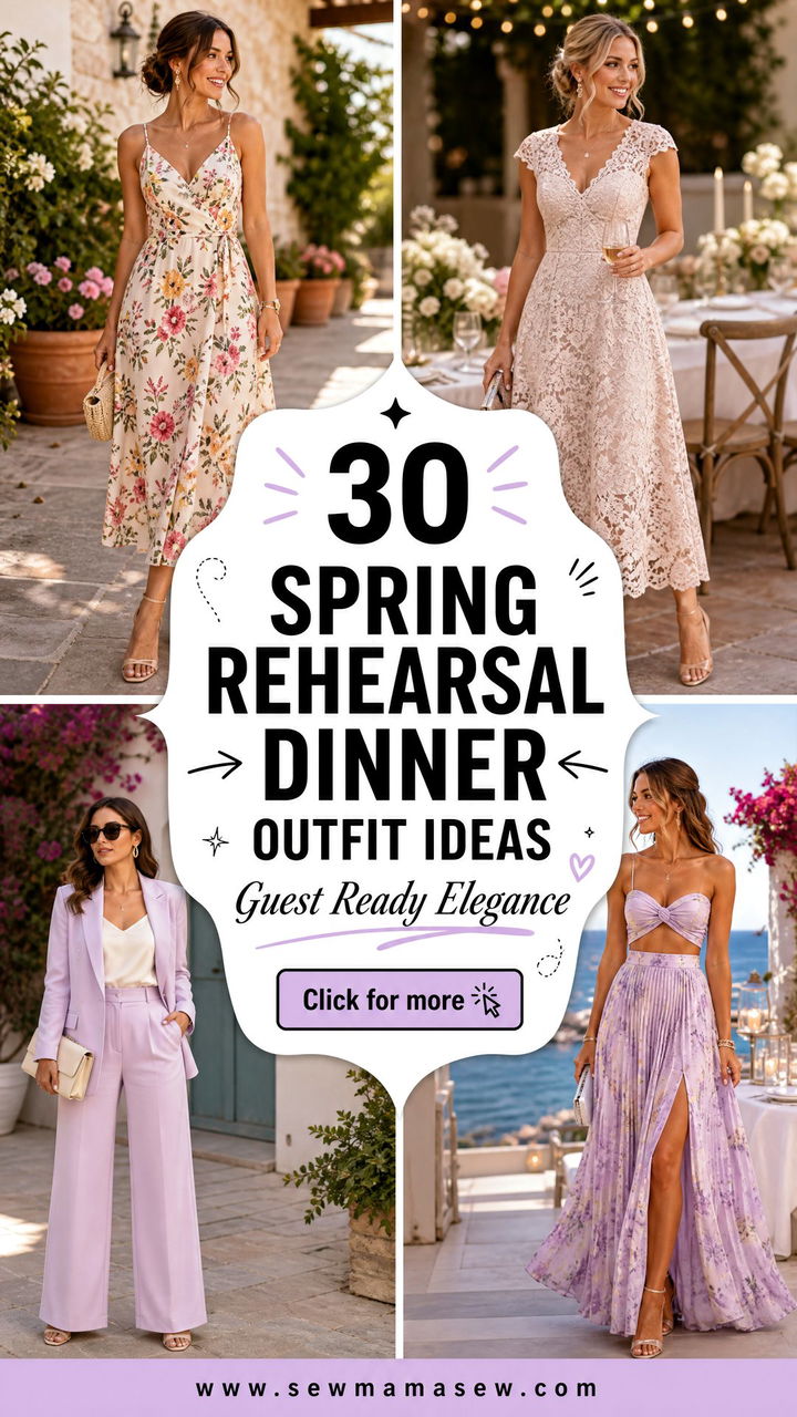 30 Spring Rehearsal Dinner Outfit Ideas for Guests - 30 Spring Rehearsal Dinner Outfit Ideas for Guests
