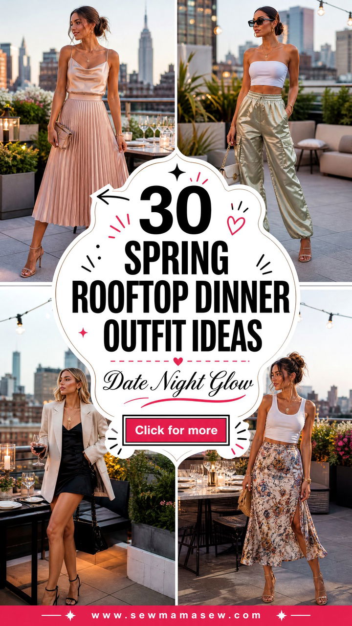 30 Spring Rooftop Dinner Outfit Ideas for Date Nights - 30 Spring Rooftop Dinner Outfit Ideas for Date Nights