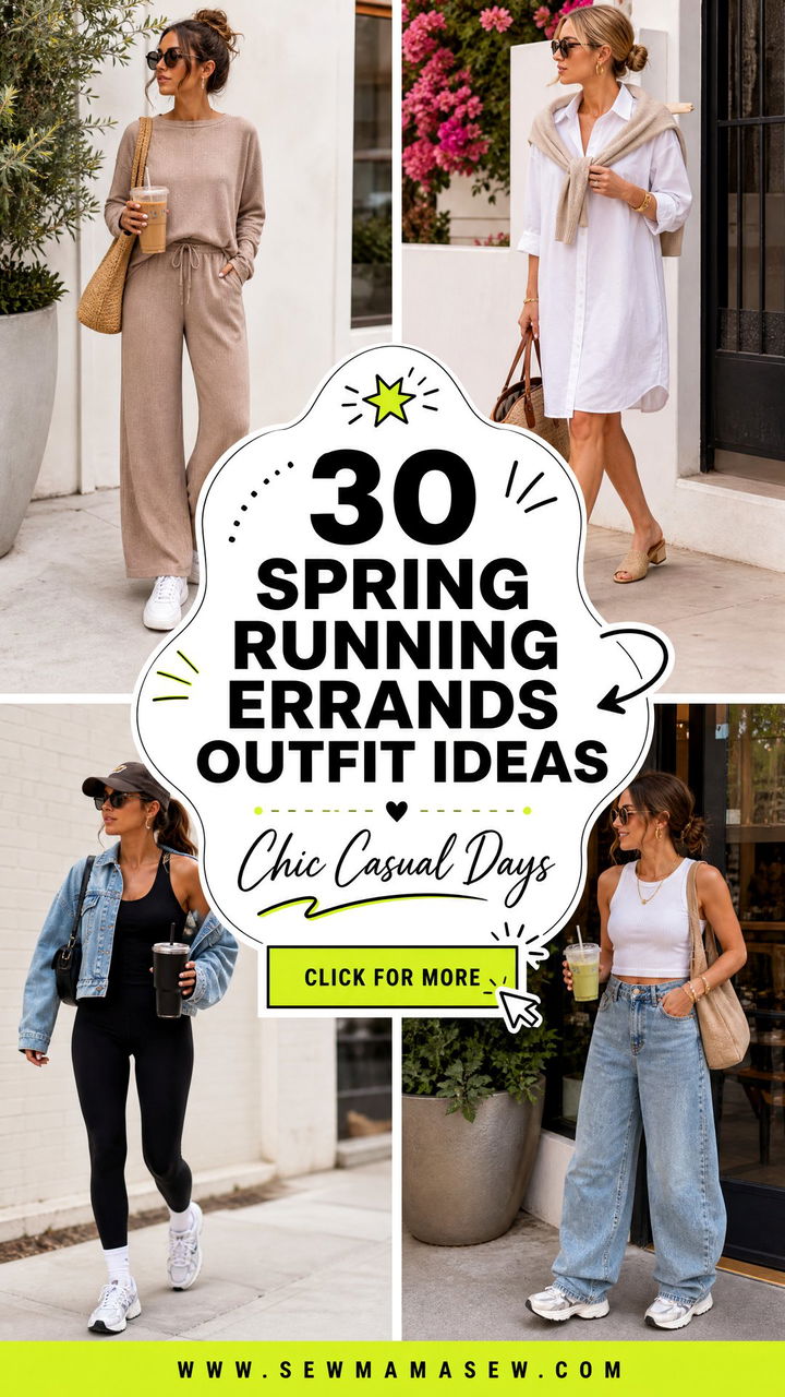 30 Spring Running Errands Outfit Ideas That Look Chic - 30 Spring Running Errands Outfit Ideas That Look Chic