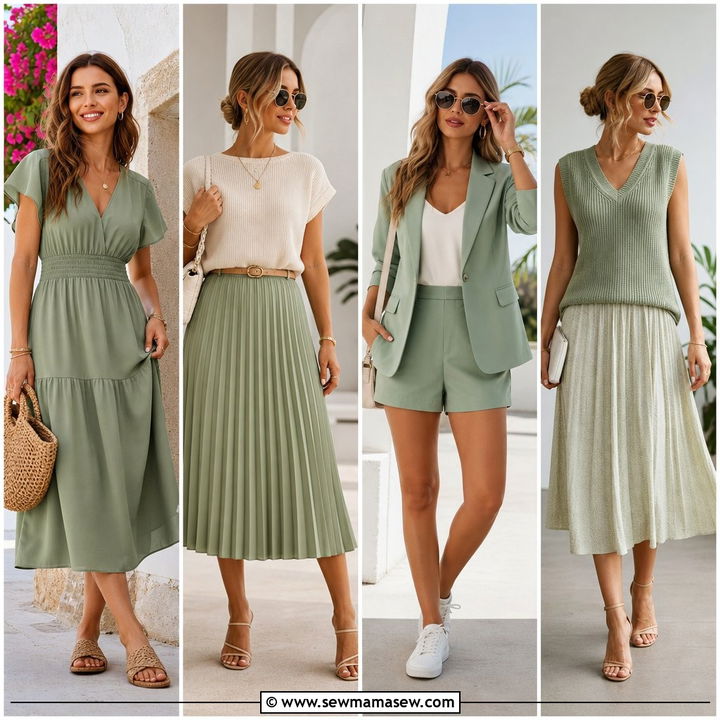 30 Spring Sage Outfit Ideas for Soft Fresh Style