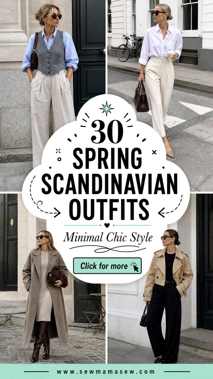 30 Spring Scandinavian Outfits for Minimal Chic Style - 30 Spring Scandinavian Outfits for Minimal Chic Style