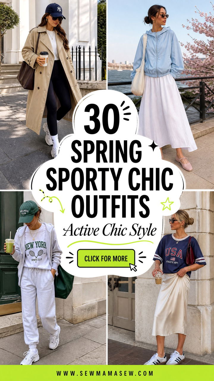 30 Spring Sporty Chic Outfits for Effortless Active Style - 30 Spring Sporty Chic Outfits for Effortless Active Style