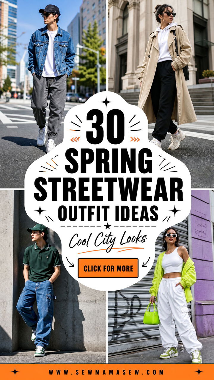 30 Spring Streetwear Outfit Ideas for Cool City Looks - 30 Spring Streetwear Outfit Ideas for Cool City Looks