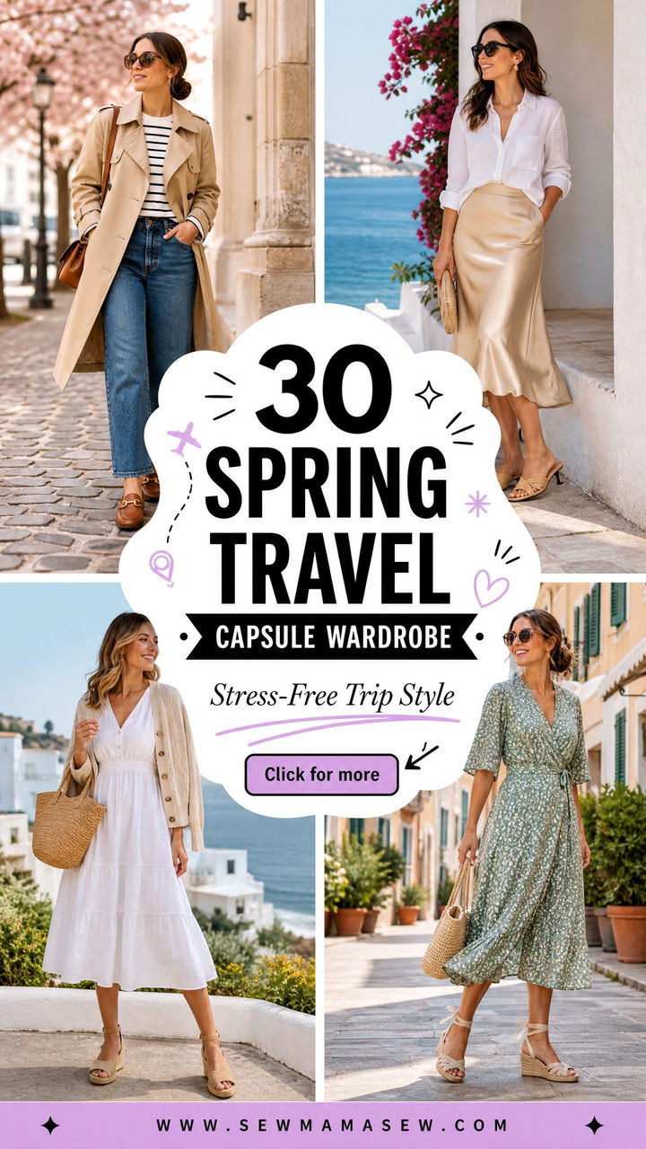 30 Spring Travel Capsule Wardrobe for Stress-Free Trips - 30 Spring Travel Capsule Wardrobe for Stress-Free Trips