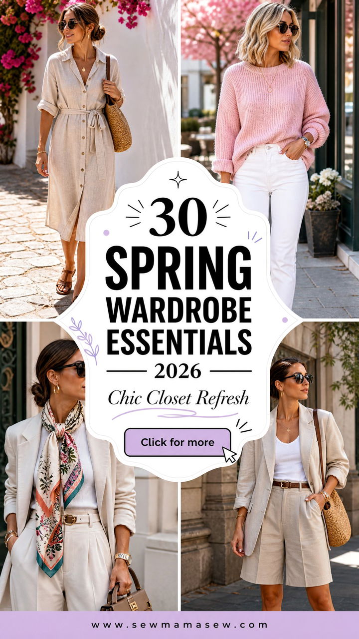 30 Spring Wardrobe Essentials 2026 for a Chic Refresh - 30 Spring Wardrobe Essentials 2026 for a Chic Refresh