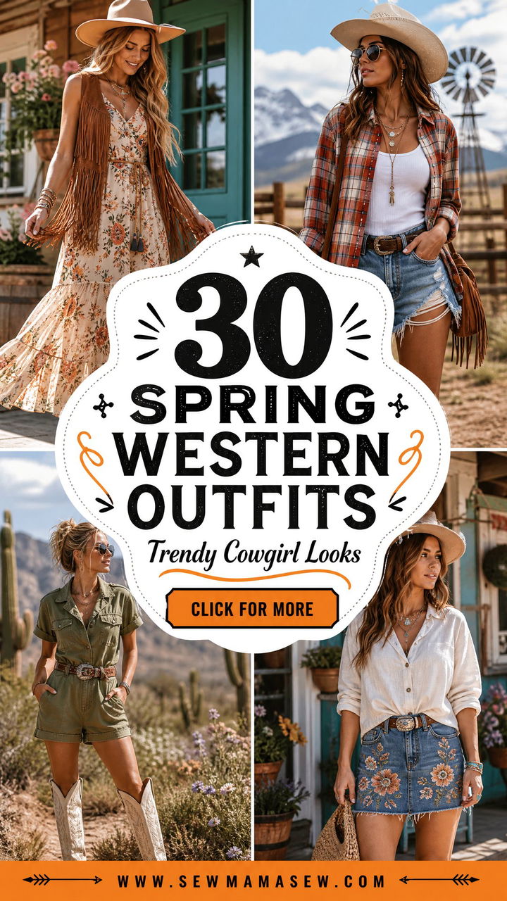 30 Spring Western Outfits for Trendy Cowgirl-Inspired Looks - 30 Spring Western Outfits for Trendy Cowgirl-Inspired Looks