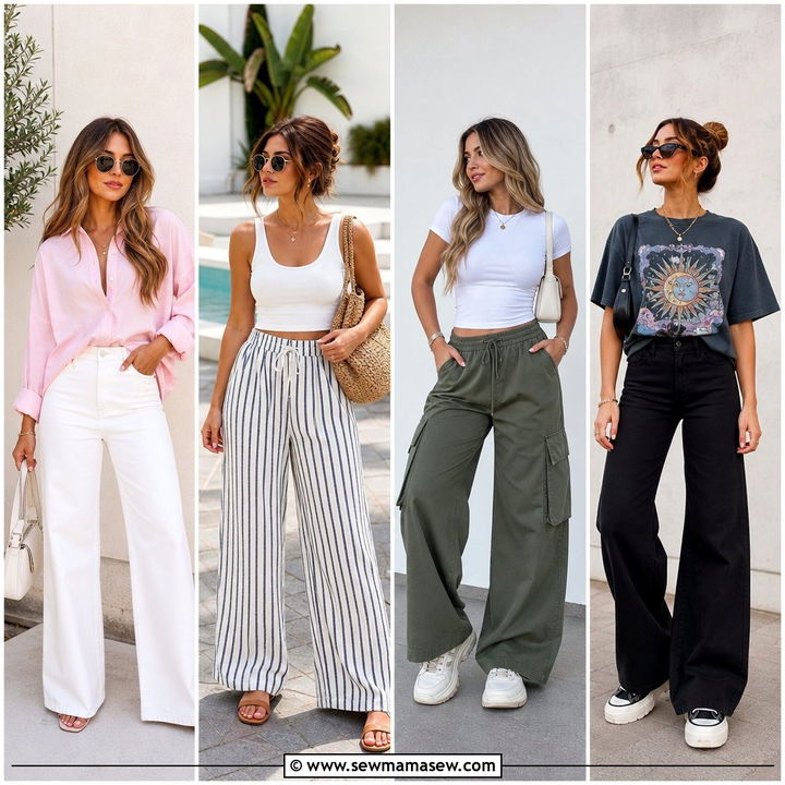 30 Spring Wide Leg Pants Outfit Ideas for Easy Chic Looks