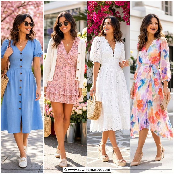 30 Spring Outfits With Dresses: Pretty Looks for Brunch