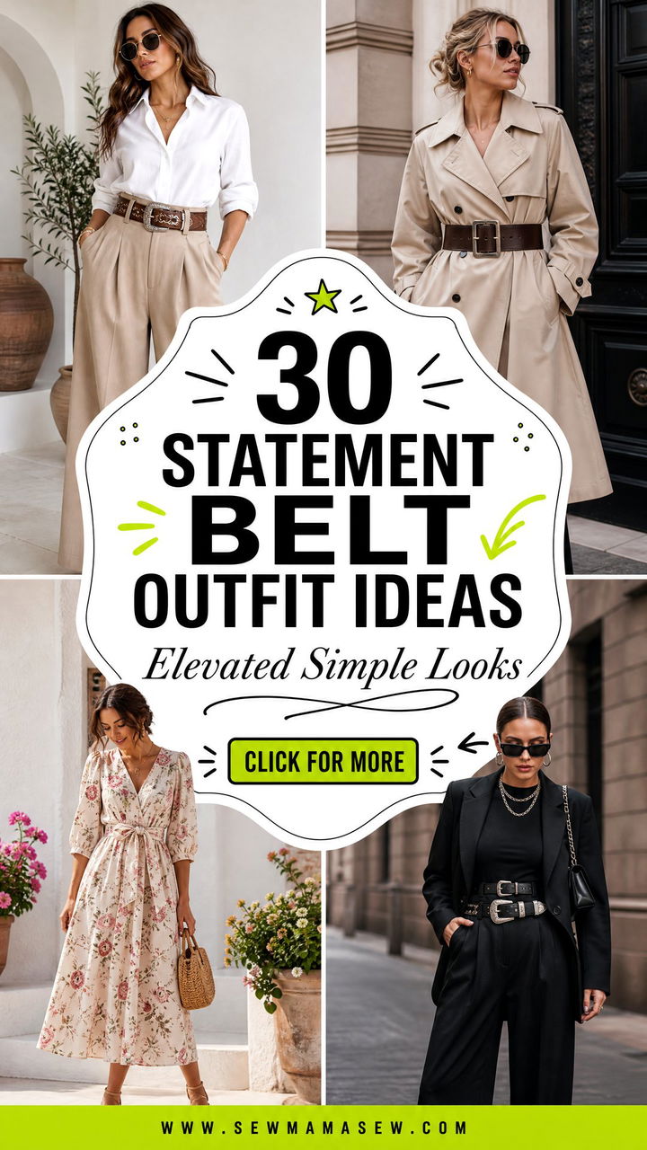 30 Statement Belt Outfit Ideas To Elevate Simple Looks - 30 Statement Belt Outfit Ideas To Elevate Simple Looks