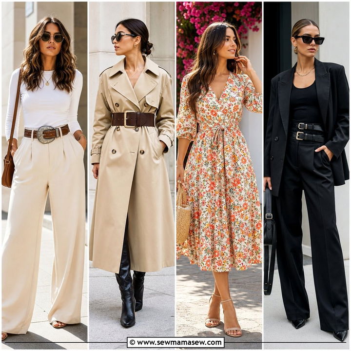 30 Statement Belt Outfit Ideas To Elevate Simple Looks