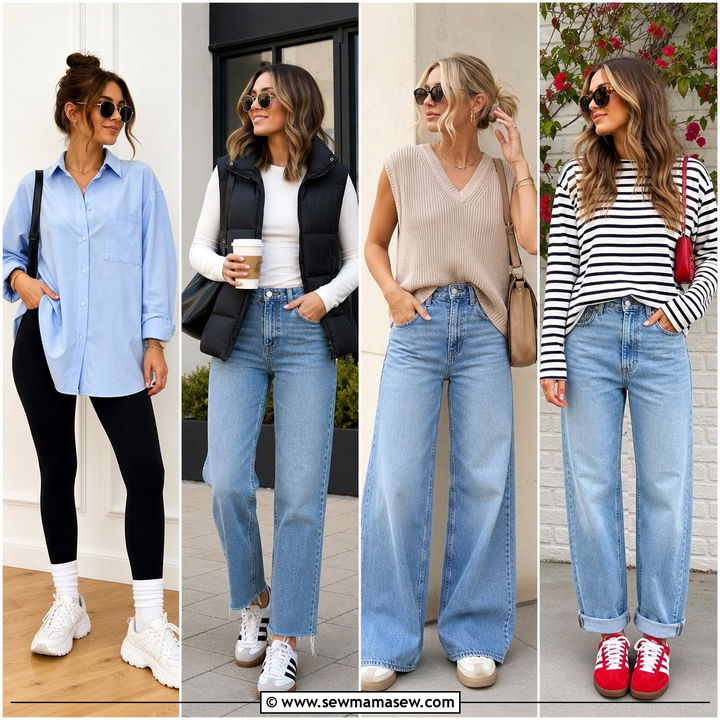 30 Stay At Home Mom Outfit Ideas For Comfy-Chic Days