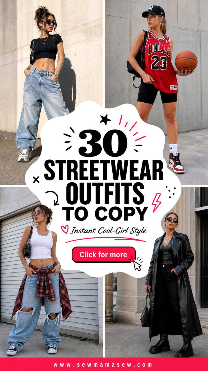 30 Streetwear Outfits To Copy For Instant Cool-Girl Style - 30 Streetwear Outfits To Copy For Instant Cool-Girl Style