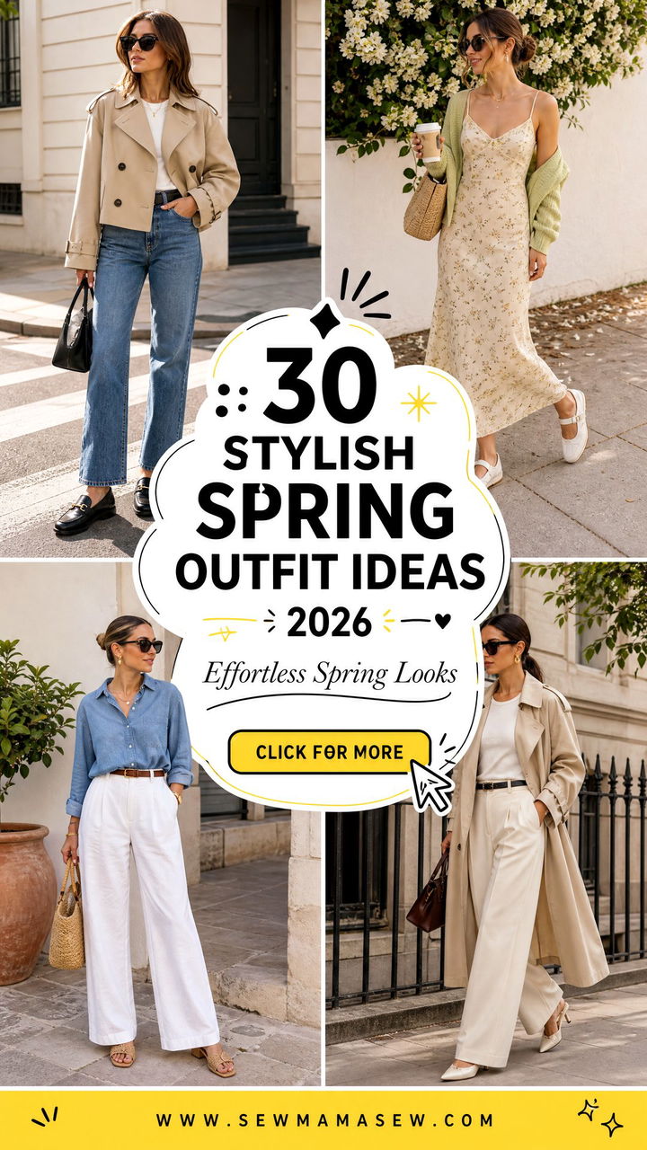 30 Stylish Spring Outfit Ideas 2026 For Effortless Looks - 30 Stylish Spring Outfit Ideas 2026 For Effortless Looks