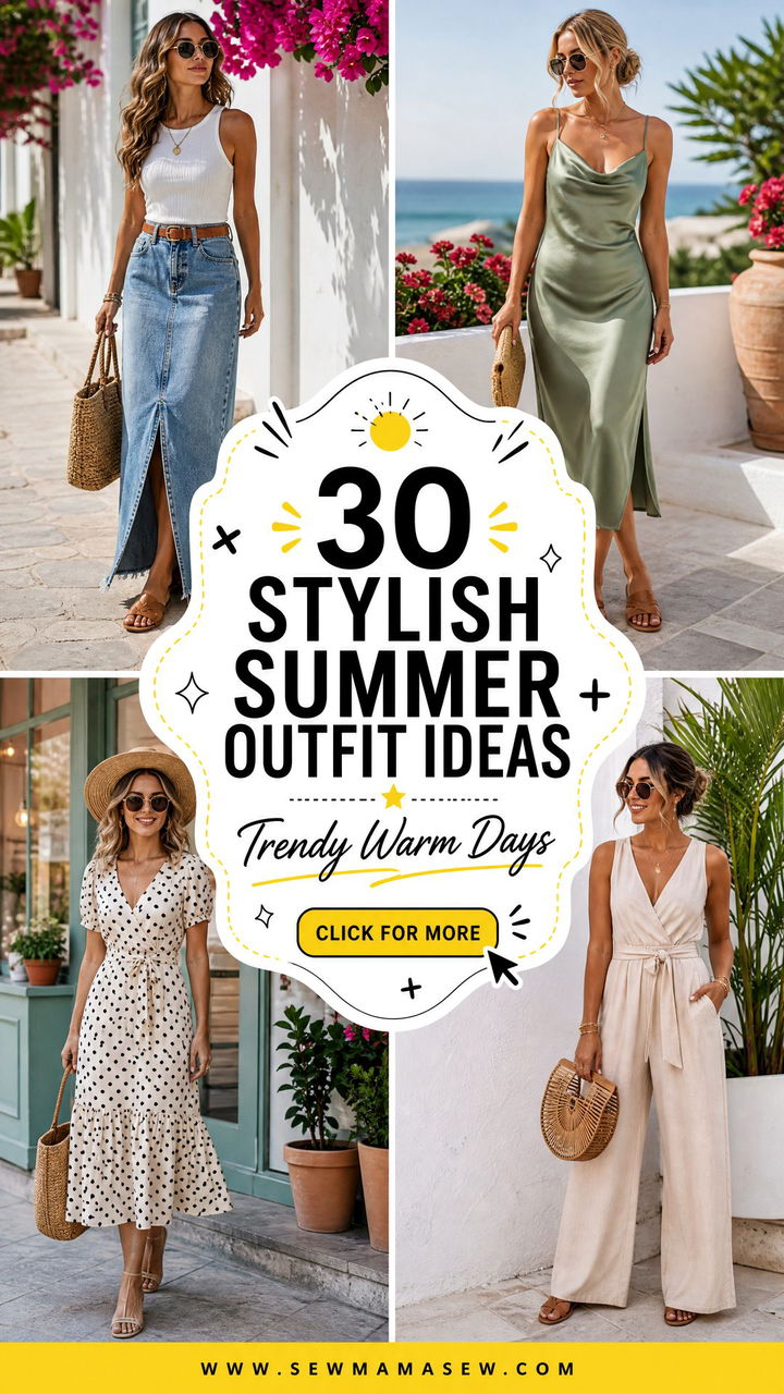 30 Stylish Summer Outfit Ideas 2026 for Trendy Warm Days - 30 Stylish Summer Outfit Ideas 2026 for Trendy Warm Days