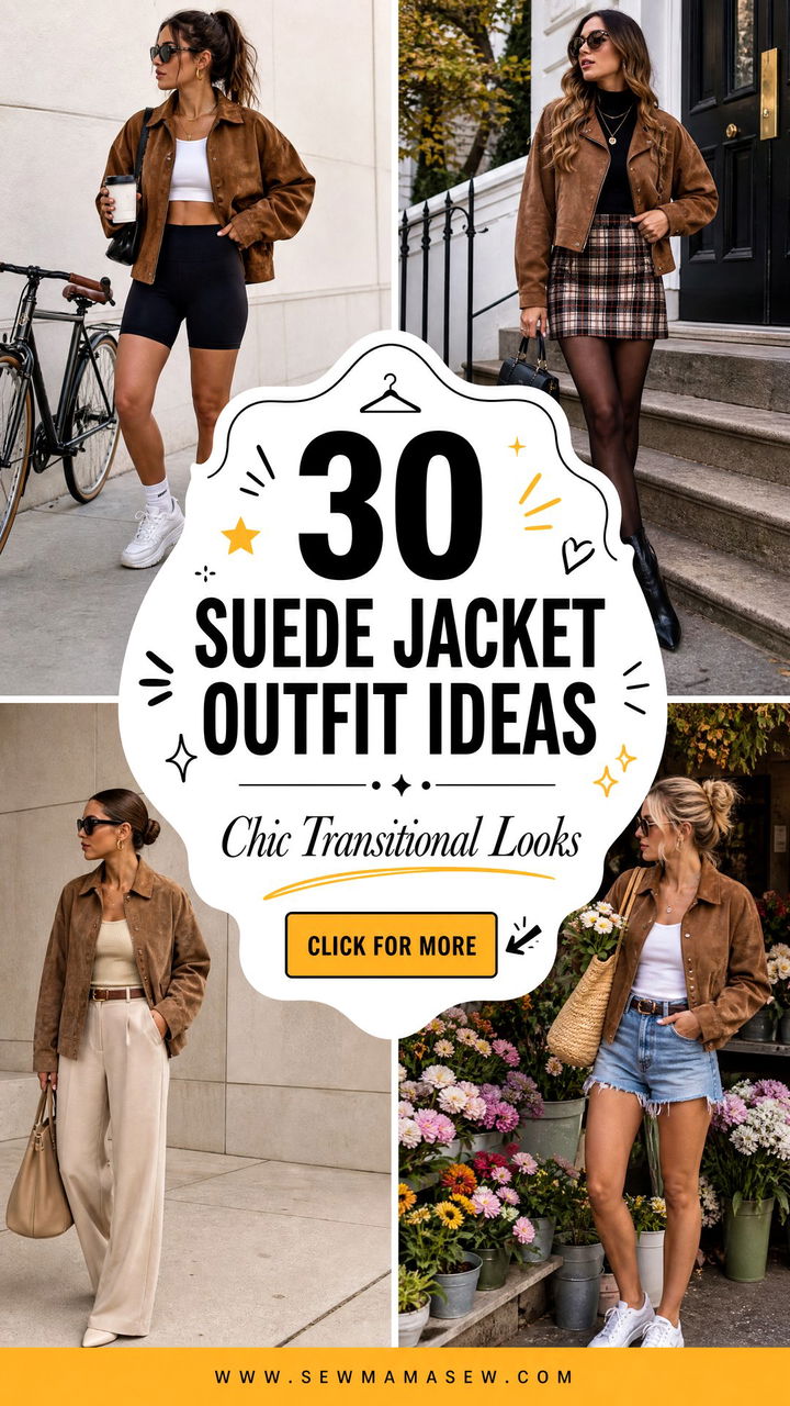 30 Suede Jacket Outfit Ideas For Chic Transitional Looks - 30 Suede Jacket Outfit Ideas For Chic Transitional Looks