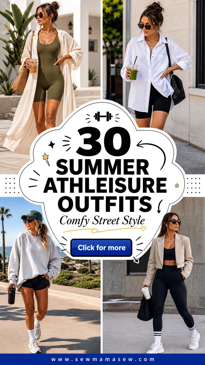 30 Summer Athleisure Outfits For Comfy Street Style - 30 Summer Athleisure Outfits For Comfy Street Style