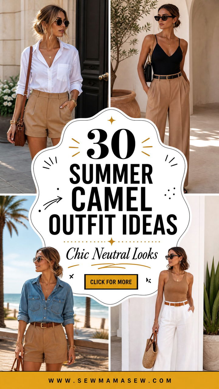 30 Summer Camel Outfit Ideas for Chic Neutral Looks This Season - 30 Summer Camel Outfit Ideas for Chic Neutral Looks This Season