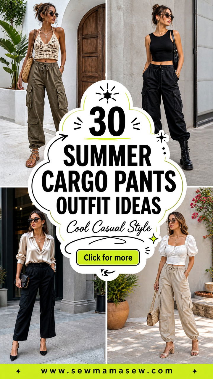 30 Summer Cargo Pants Outfit Ideas for Cool Casual Style - 30 Summer Cargo Pants Outfit Ideas for Cool Casual Style