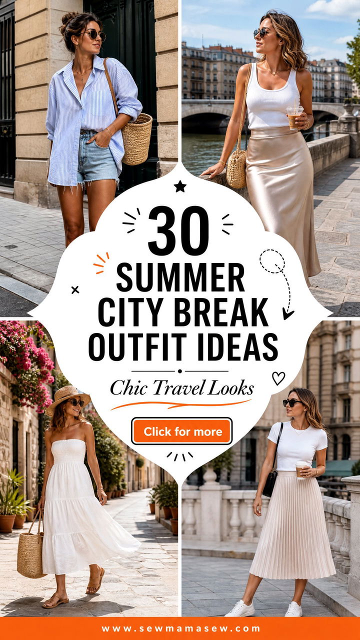 30 Summer City Break Outfit Ideas Chic Travel Looks Now - 30 Summer City Break Outfit Ideas: Chic Travel Looks Now