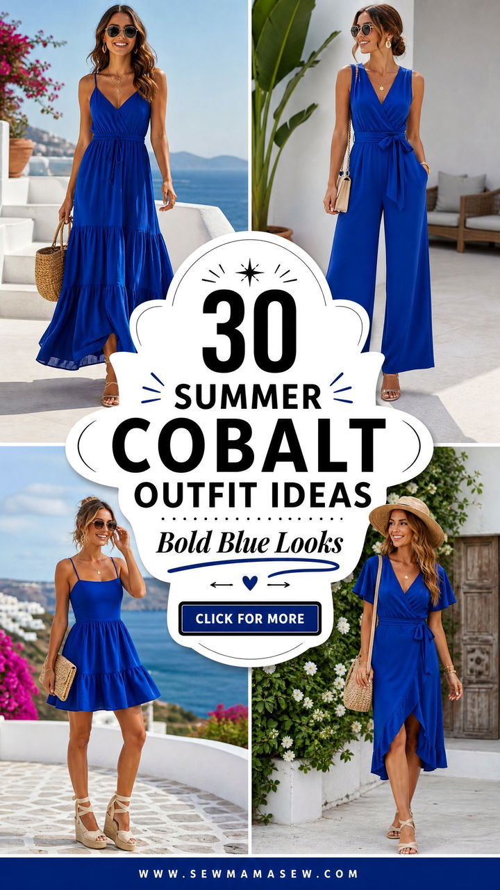 30 Summer Cobalt Outfit Ideas Bold Blue Looks To Try - 30 Summer Cobalt Outfit Ideas: Bold Blue Looks To Try