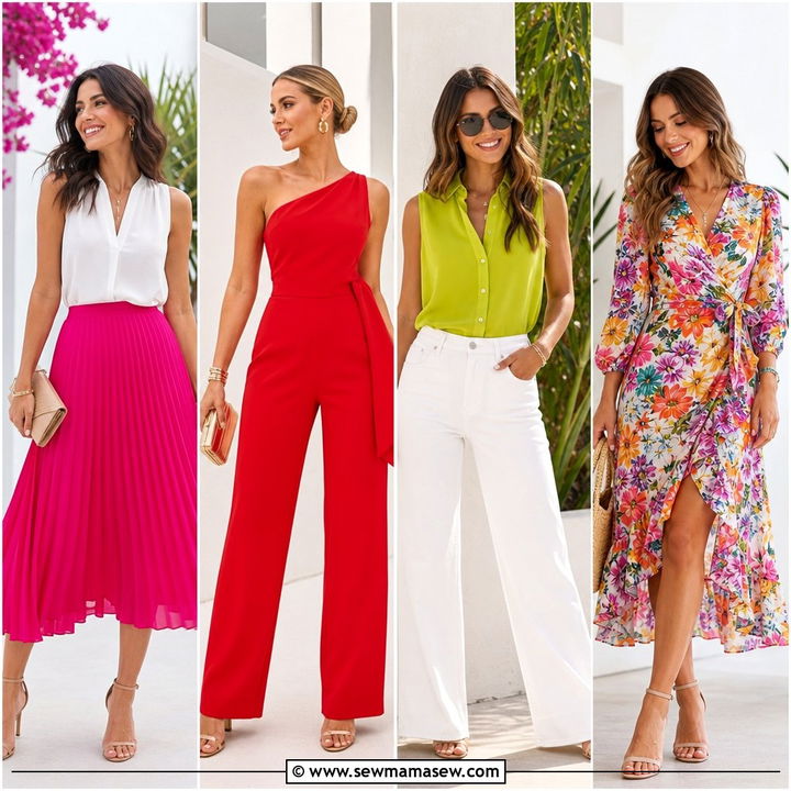 30 Summer Colorful Outfit Ideas for Bold Happy Style Now