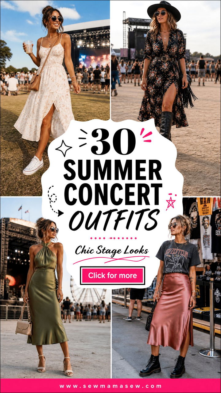 30 Summer Concert Outfits For Women Over 40 Chic Looks - 30 Summer Concert Outfits For Women Over 40: Chic Looks