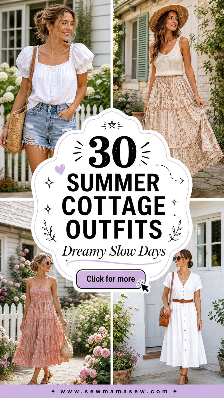 30 Summer Cottage Outfits Dreamy Looks For Slow Days - 30 Summer Cottage Outfits: Dreamy Looks For Slow Days