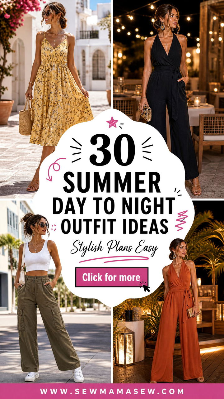 30 Summer Day To Night Outfit Ideas Stylish Plans Made Easy - 30 Summer Day To Night Outfit Ideas: Stylish Plans Made Easy