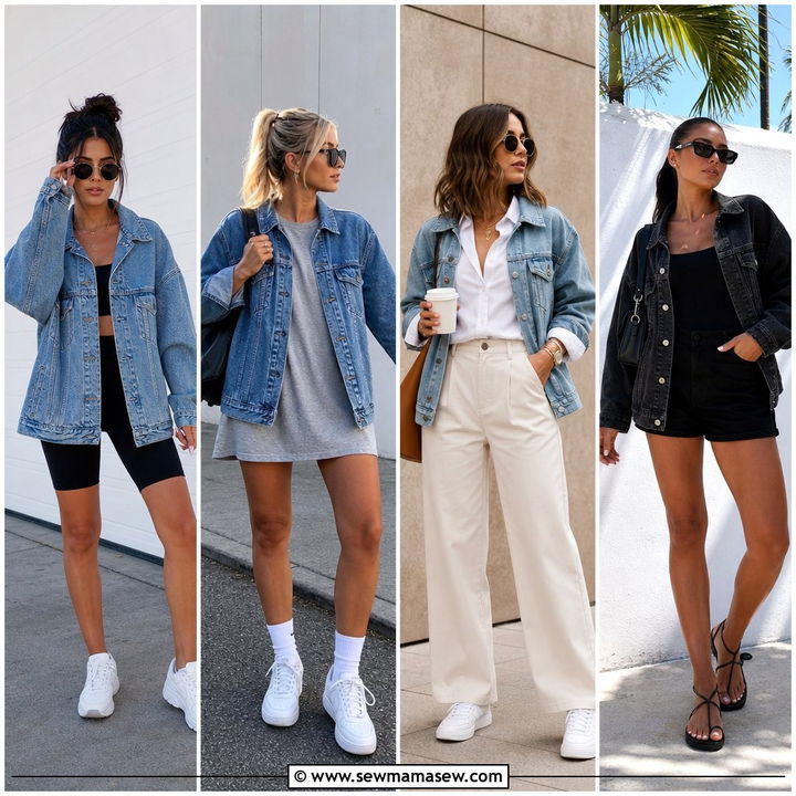 30 Summer Denim Jacket Outfit Ideas: Cool Layering Looks