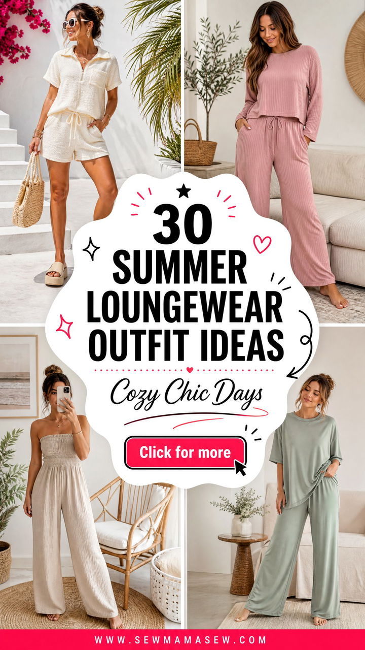 30 Summer Loungewear Outfit Ideas for Cozy Chic Days - 30 Summer Loungewear Outfit Ideas for Cozy Chic Days