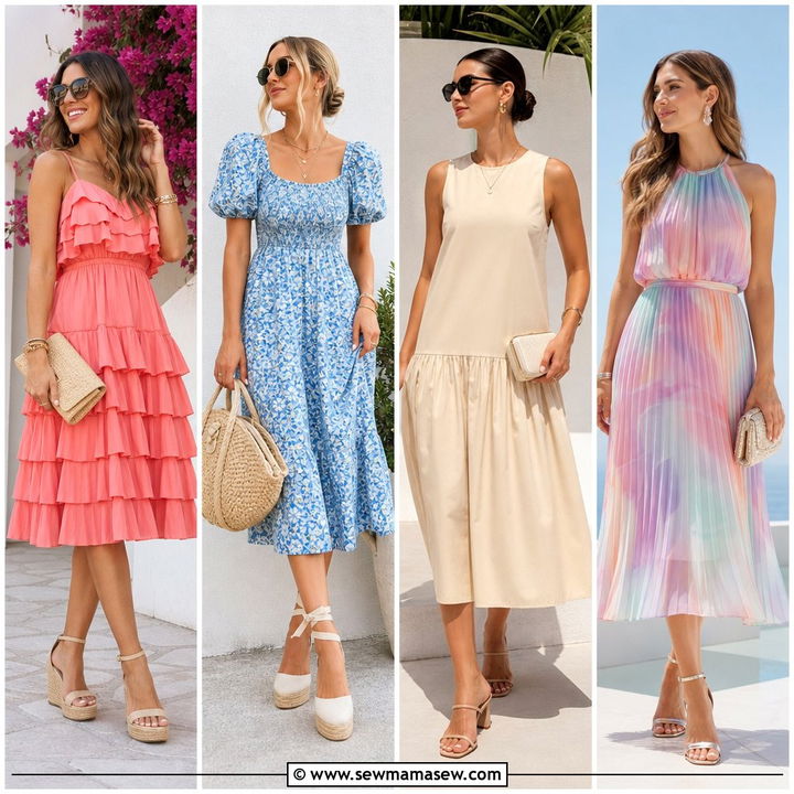 30 Summer Midi Dress Outfit Ideas for Effortless Style