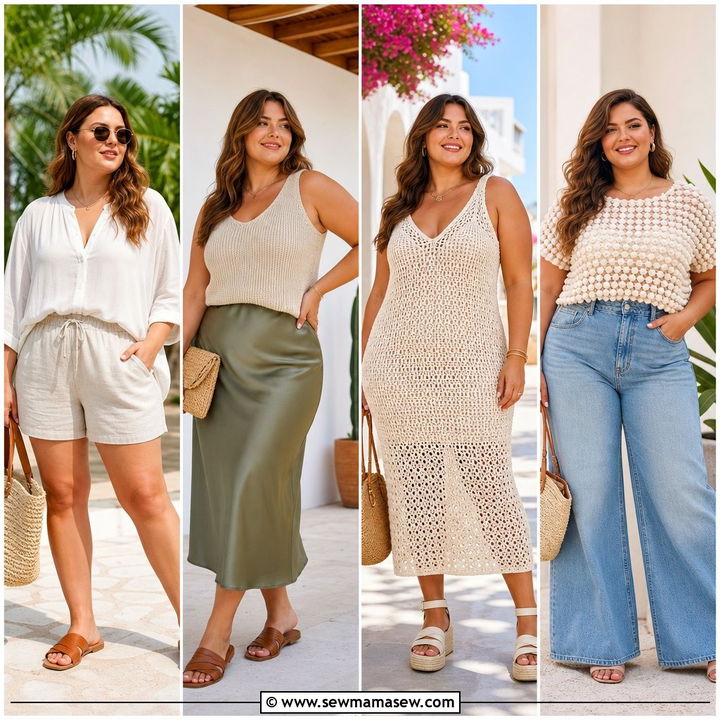 30 Summer Midsize Outfit Ideas for Confident Hot Days