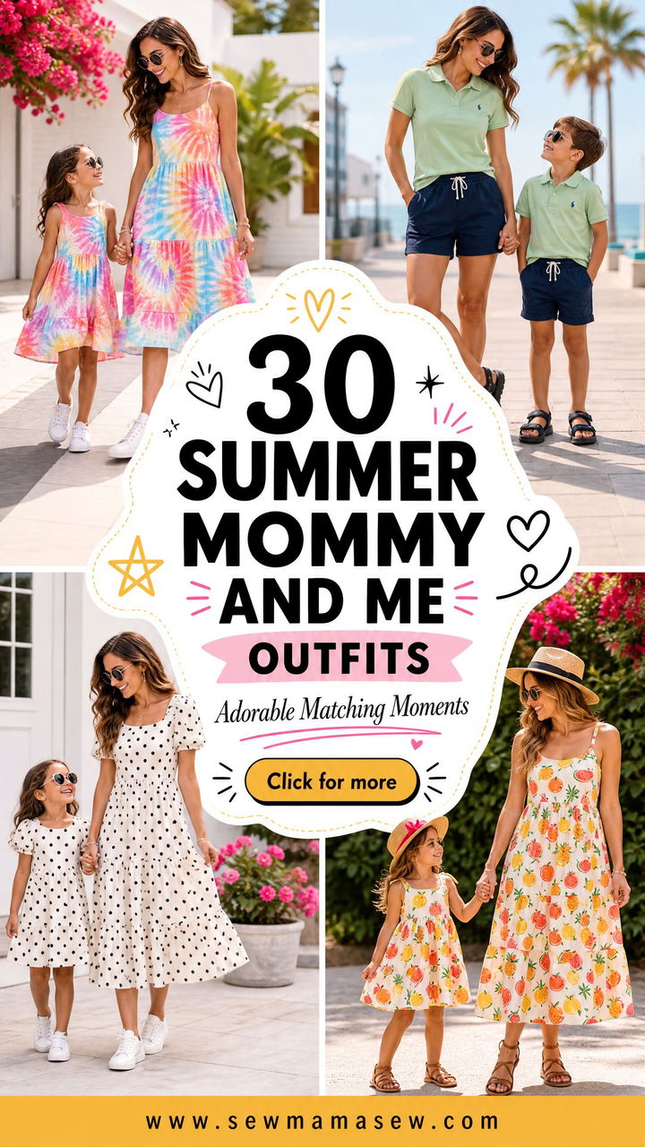 30 Summer Mommy And Me Outfits for Adorable Moments - 30 Summer Mommy And Me Outfits for Adorable Moments