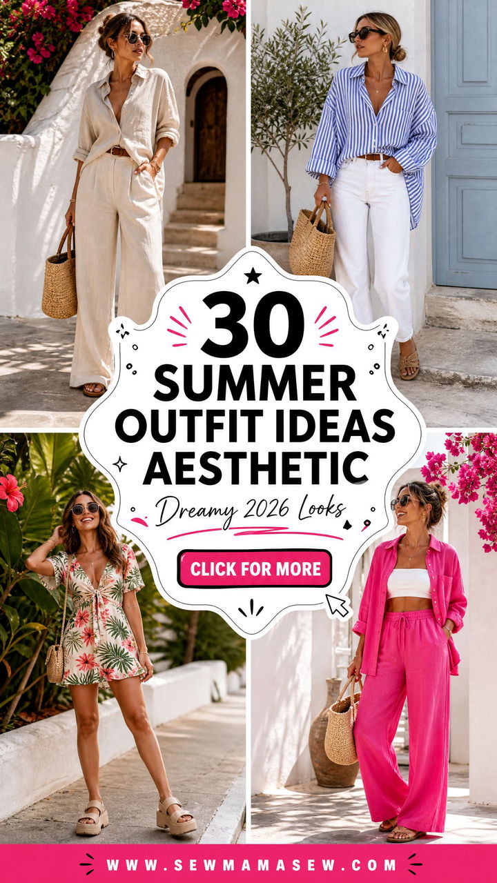 30 Summer Outfit Ideas Aesthetic for Dreamy 2026 Looks - 30 Summer Outfit Ideas Aesthetic for Dreamy 2026 Looks