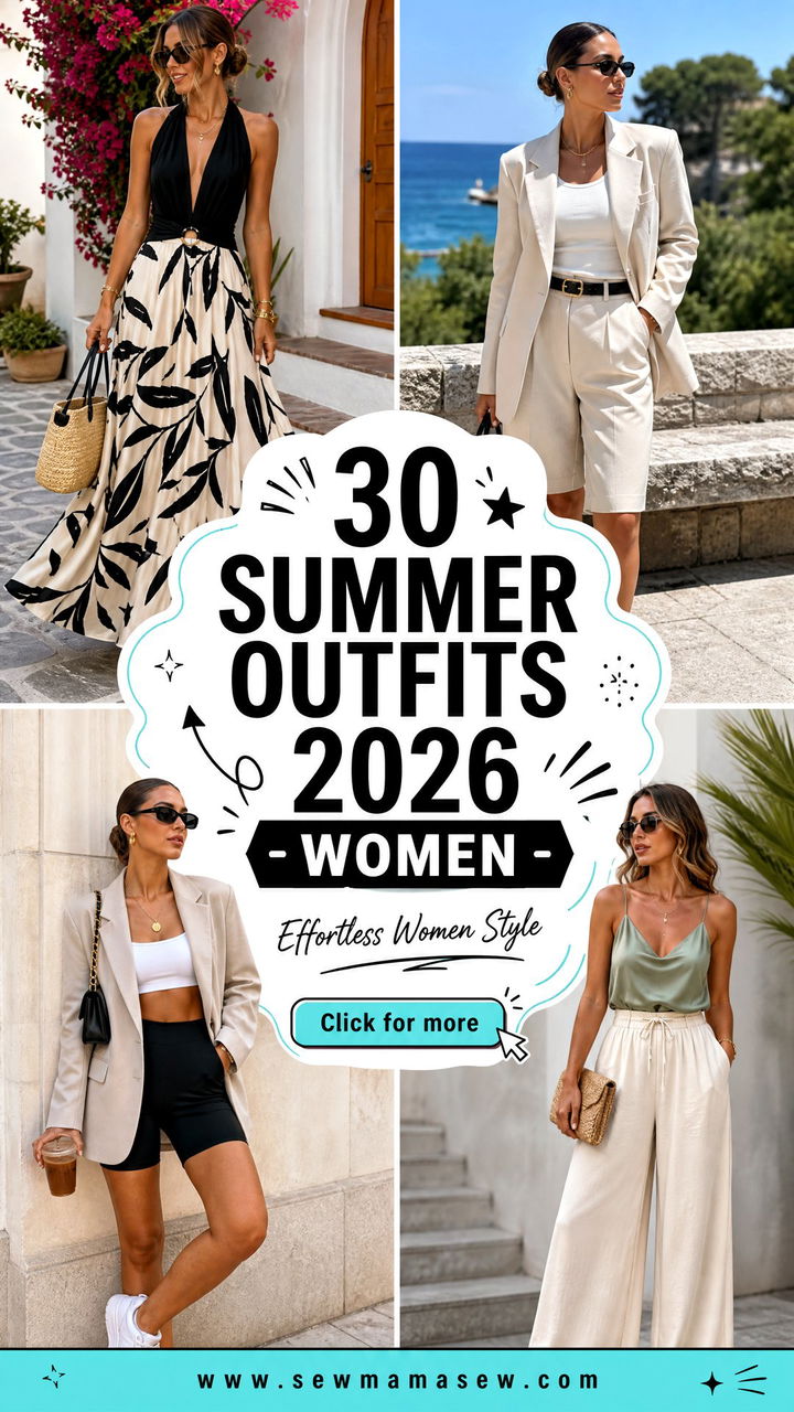 30 Summer Outfits 2026 Women Will Love for Effortless Style - 30 Summer Outfits 2026 Women Will Love for Effortless Style