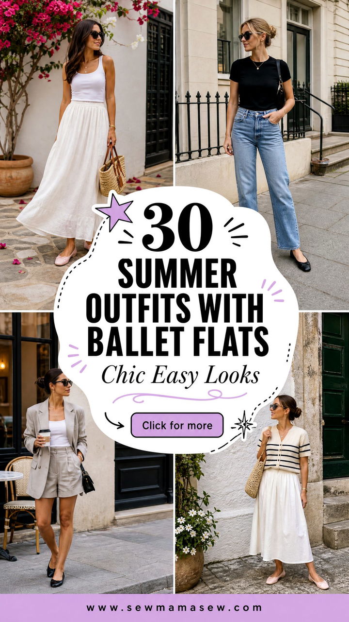 30 Summer Outfits With Ballet Flats Chic Easy Looks - 30 Summer Outfits With Ballet Flats: Chic Easy Looks