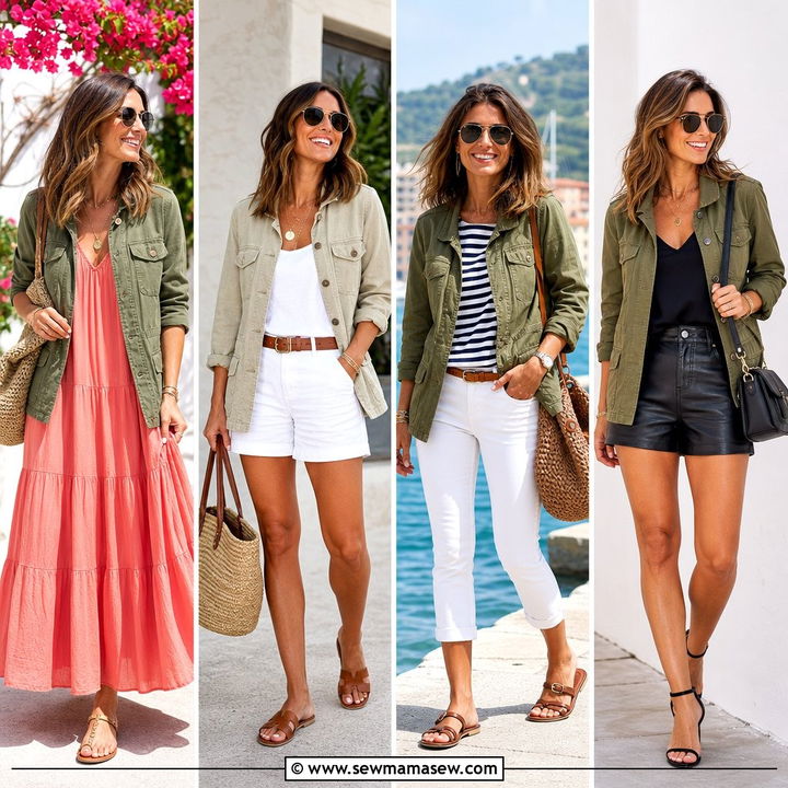 30 Summer Outfits With Utility Jacket: Chic Layering Ideas